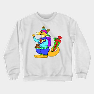 School start of school children school bag Crewneck Sweatshirt